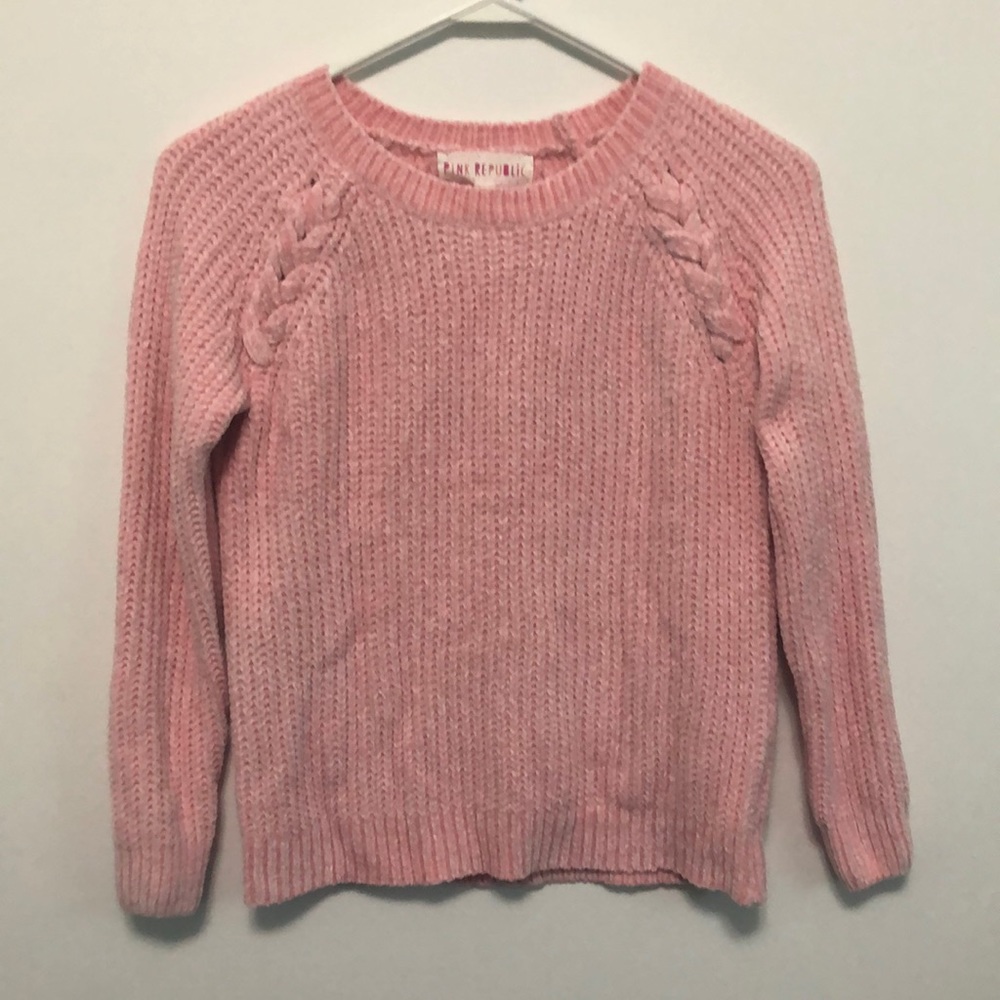 Pink Republic sweater, pink, very soft.